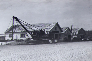 Bilde av De nye fiskebasarene omkring 1925